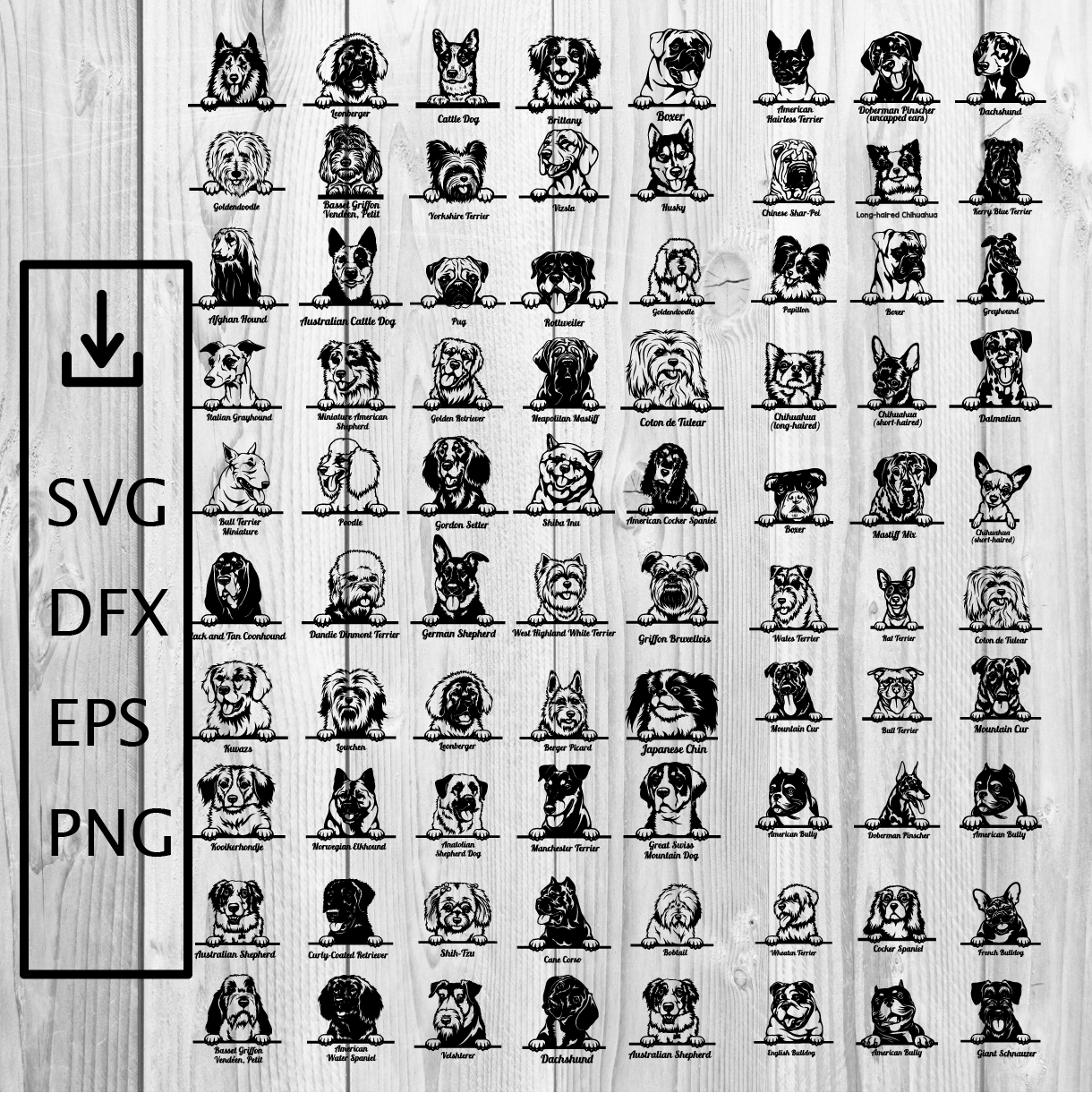 PEEKING DOG SVG, Peeking Dog Clipart, Peeking Dog Svg Files For Cricut, Peeking Dog Silhouette Svg